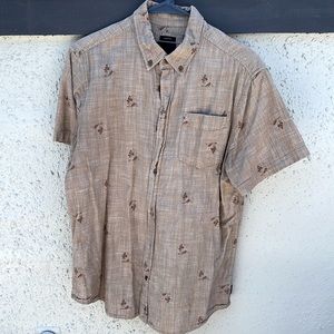 Prana Slim-Fit Short Sleeve Button Down Shirt
